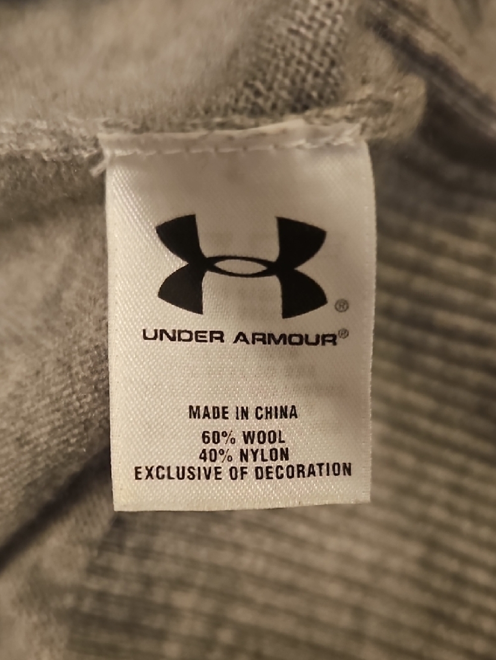 Under Armour Light Gray V-Neck Button Cardigan - Picture 11 of 11